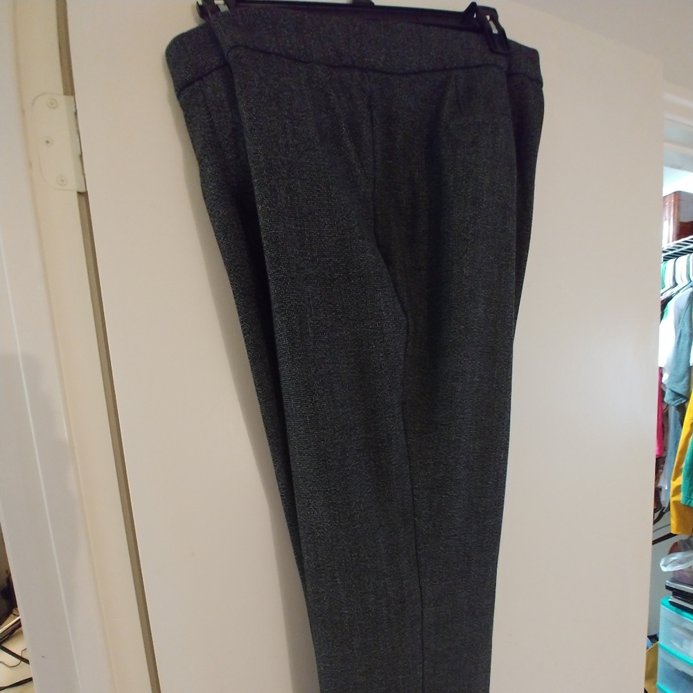 Black tweed dress pants